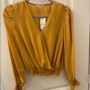 Yellow blouse